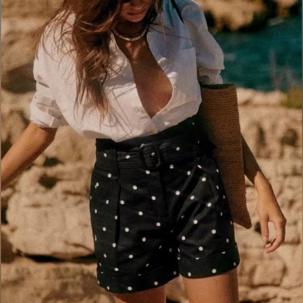 Sezane Rome Shorts Polka Dot